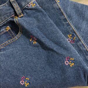 Draper James Denim with Pink Floral Accents